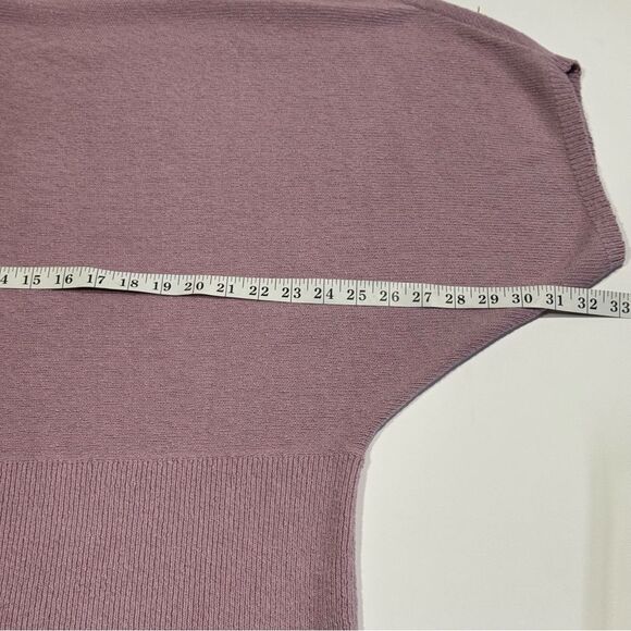 Free People Amara Sweater Mini Elegant Lilac Knit Dress Large NWT - Picture 6 of 9